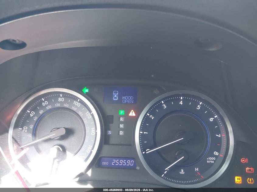 2013 LEXUS IS SEDAN 2.5L V-6 DI, DOHC, VVT, 204HP