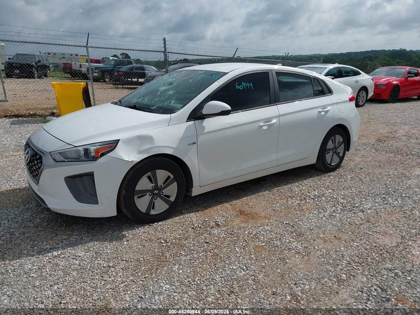 Vin: kmhc65lc6lu231895, lot: 45758764, hyundai ioniq hybrid blue 20202