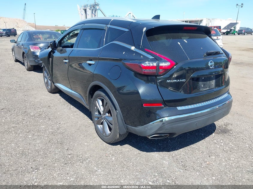 Vin: 5n1az2dsxmc122639, lot: 45758817, nissan murano platinum intelligent awd 20213