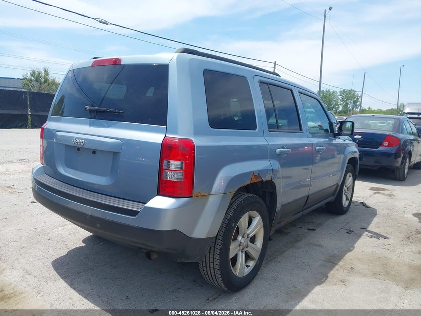 Vin: 1c4njpbb2dd250588, lot: 45758849, jeep patriot sport 20134