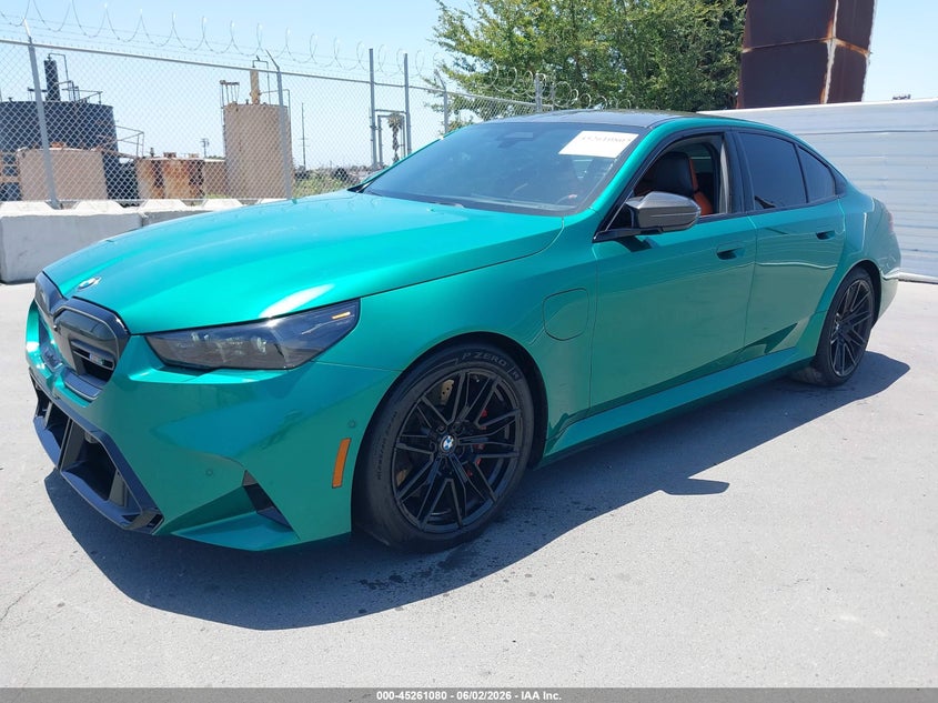 Vin: wbs83fk08tcw51768, lot: 45758900, bmw m5 20262