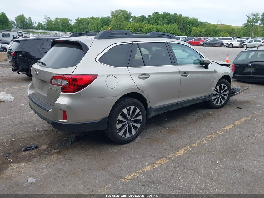 Vin: 4s4bsbnc1f3351309, lot: 45758909, subaru outback 2.5i limited 20154