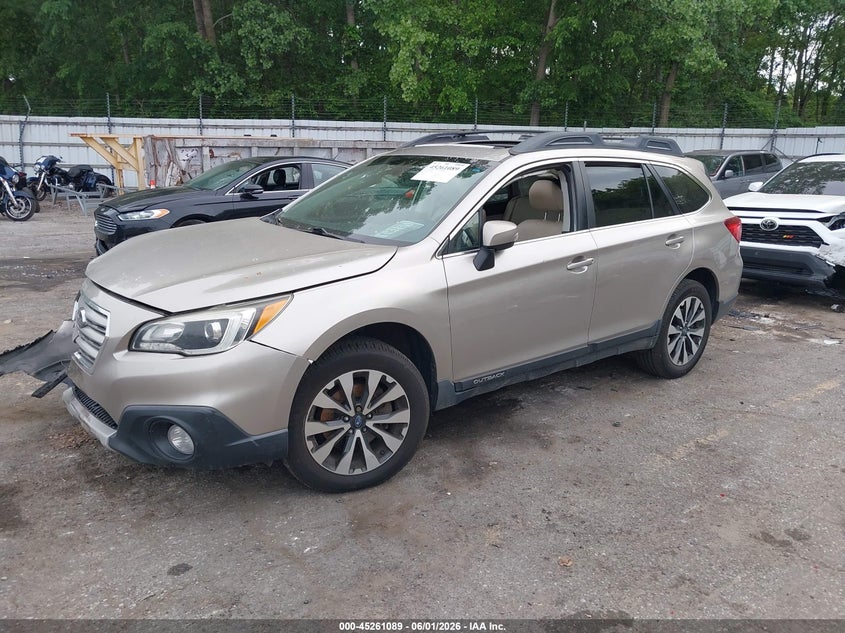 2015 SUBARU OUTBACK auction photo 2