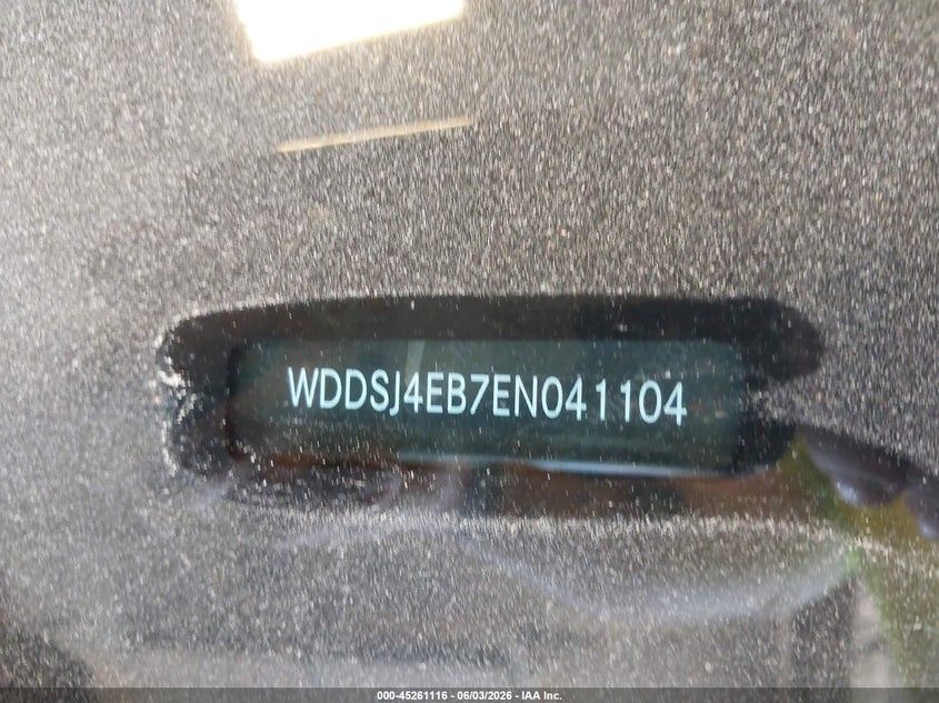 2014 Mercedes-Benz Cla 250 VIN: WDDSJ4EB7EN041104 Lot: 45261116