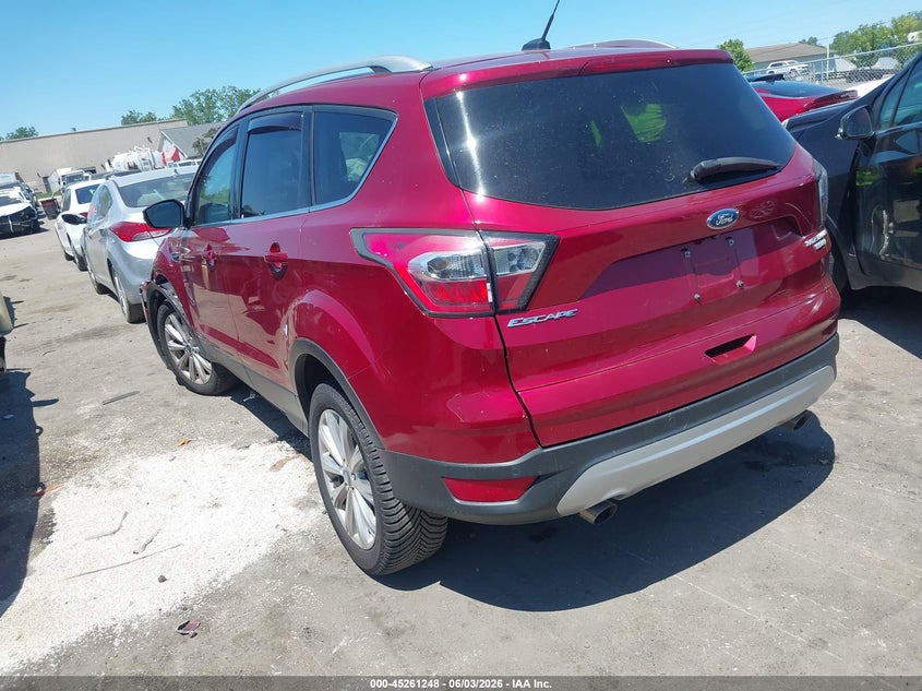 Vin: 1fmcu0j97huc45912, lot: 45759068, ford escape titanium 20173