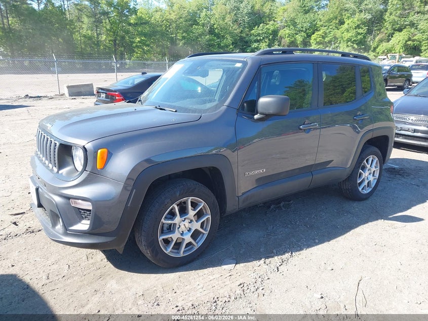 Vin: zacnjdb10ppp18620, lot: 45759074, jeep renegade latitude 4x4 20232