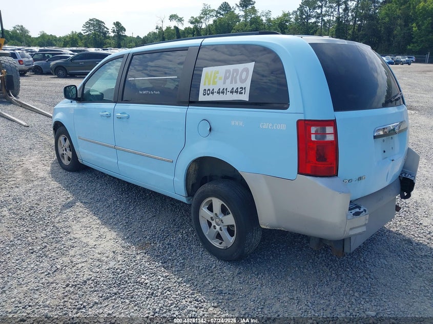 Vin: 2d4rn5d13ar229596, lot: 45759162, dodge grand caravan sxt 20103