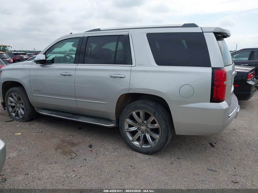 Vin: 1gnskckc1fr126052, lot: 45759231, chevrolet tahoe ltz 20153