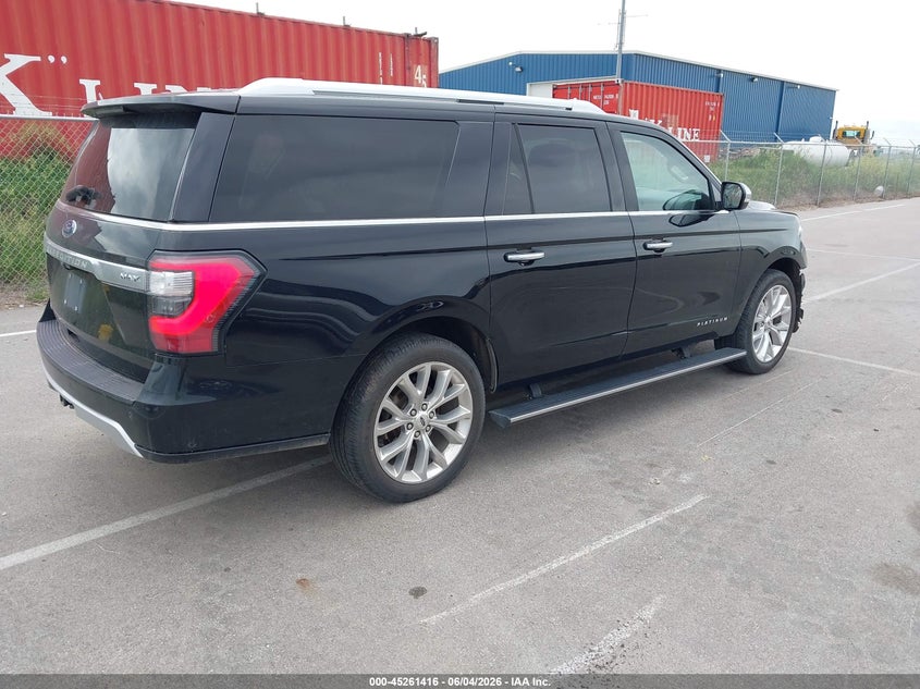 Vin: 1fmjk1mt9jea00085, lot: 45759236, ford expedition max platinum 20184