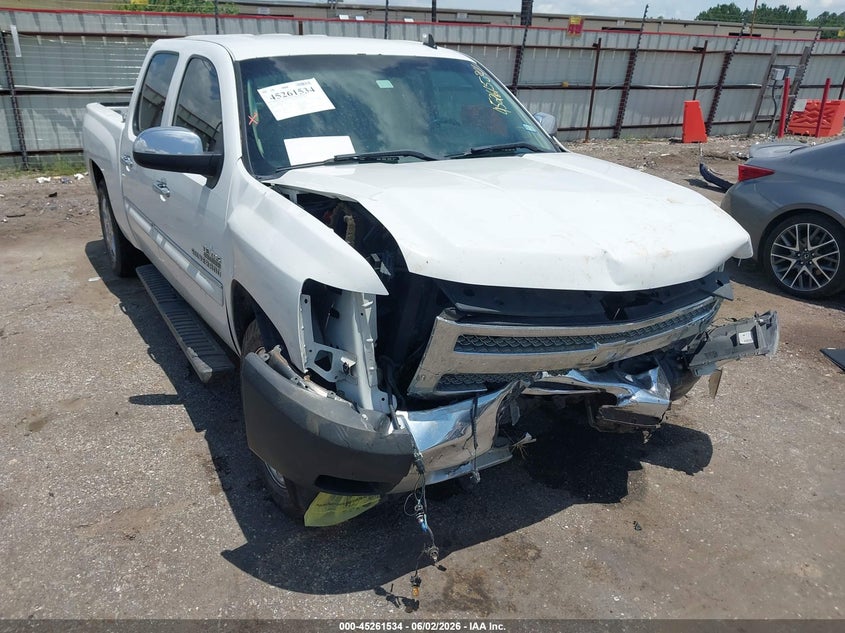 2012 Chevrolet Silverado 5.3 1500 Lt white Lot 111045261534 Vin 3GCPCSE01CG251216