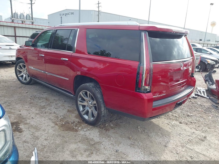 Vin: 1gys4jkj3fr176984, lot: 45759363, cadillac escalade esv premium 20153