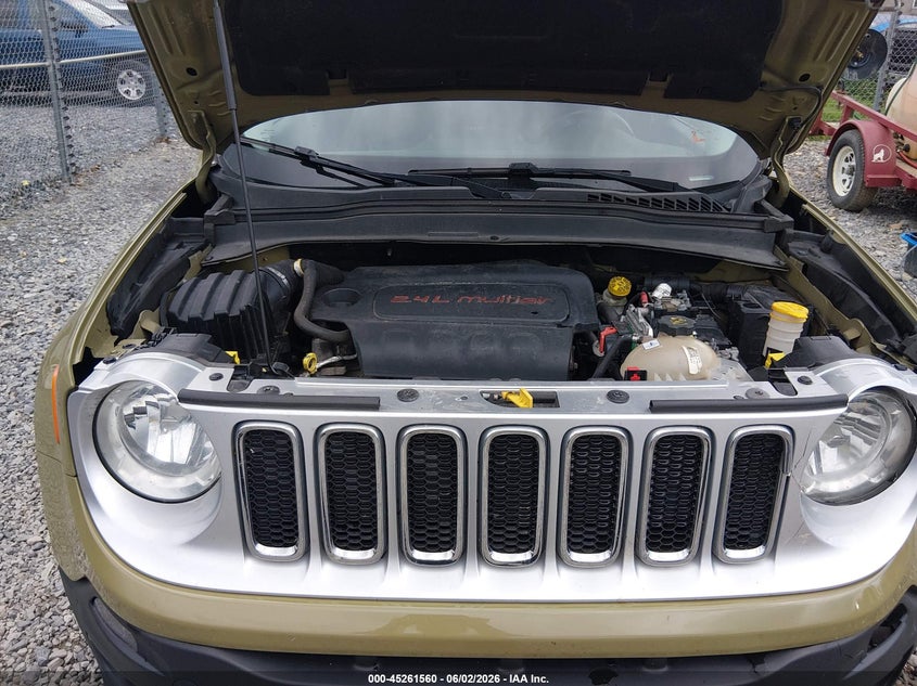 2015 Jeep Renegade Limited VIN: ZACCJBDT0FPB70696 Lot: 45261560