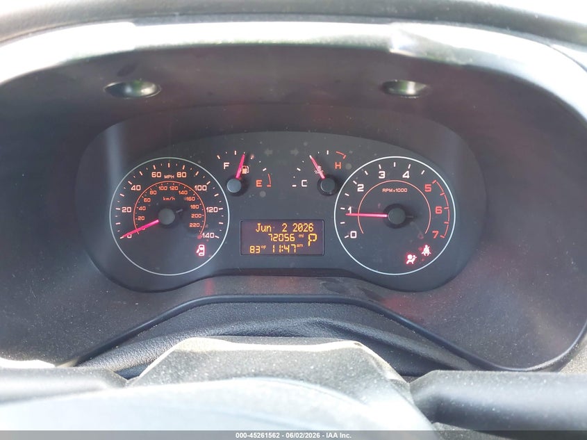 Vin: zfbhrfab5l6r71141, lot: 45759382, ram promaster city tradesman 20202