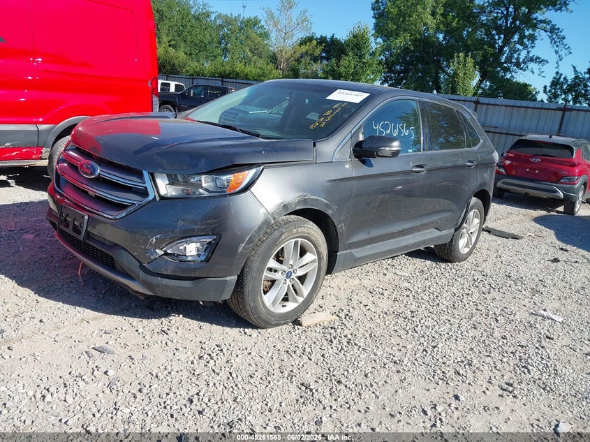Vin: 2fmpk4j90gbb55424, lot: 45759385, ford edge sel 20162