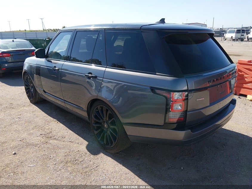 Vin: salgs2ef9ga253106, lot: 45759387, land rover range rover 5.0l v8 supercharged 20163