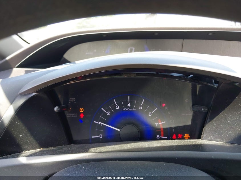 2012 Honda Civic 1.8 Lx blue Lot 111045261583 Vin 19XFB2F59CE009813