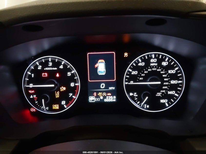 2025 Subaru Crosstrek Premium VIN: JF2GUHDC4SH262843 Lot: 45261591