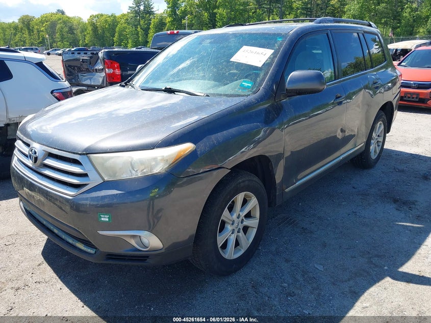 2013 Toyota Highlander Base Plus V6 5TDBK3EH4DS183618 photo 1