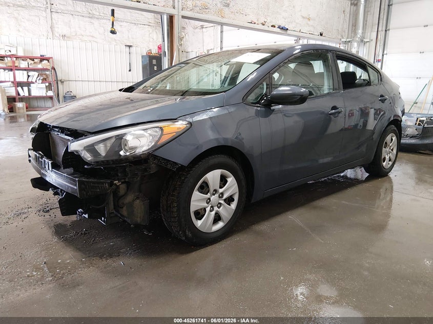 Vin: knafk4a68g5579571, lot: 45759561, kia forte lx 20162