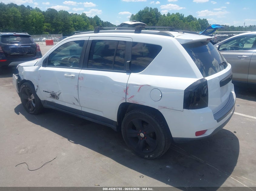 Vin: 1c4njcea1gd599399, lot: 45759575, jeep compass latitude 20163