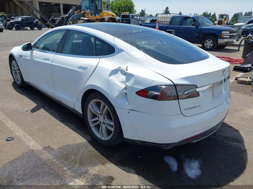 2014 TESLA MODEL S auction photo 3
