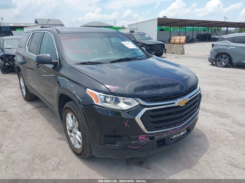 Vin: 1gnerfkw3jj140904, lot: 45759585, chevrolet traverse ls 2018 img_1
