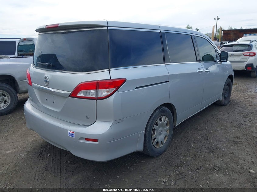 Vin: jn8ae2kpxb9004135, lot: 45759594, nissan quest s 20114