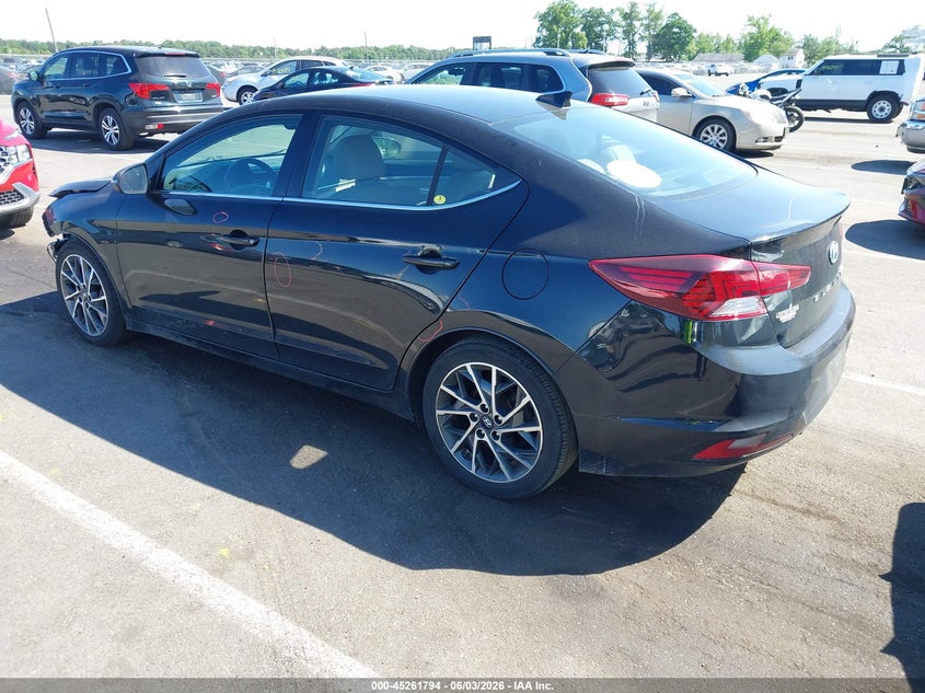 Vin: 5npd84lf5lh523507, lot: 45759614, hyundai elantra limited 20203