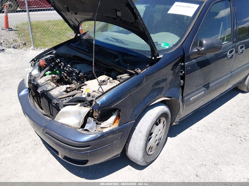 2002 Chevrolet Venture Plus VIN: 1GNDU03E72D122970 Lot: 45261893