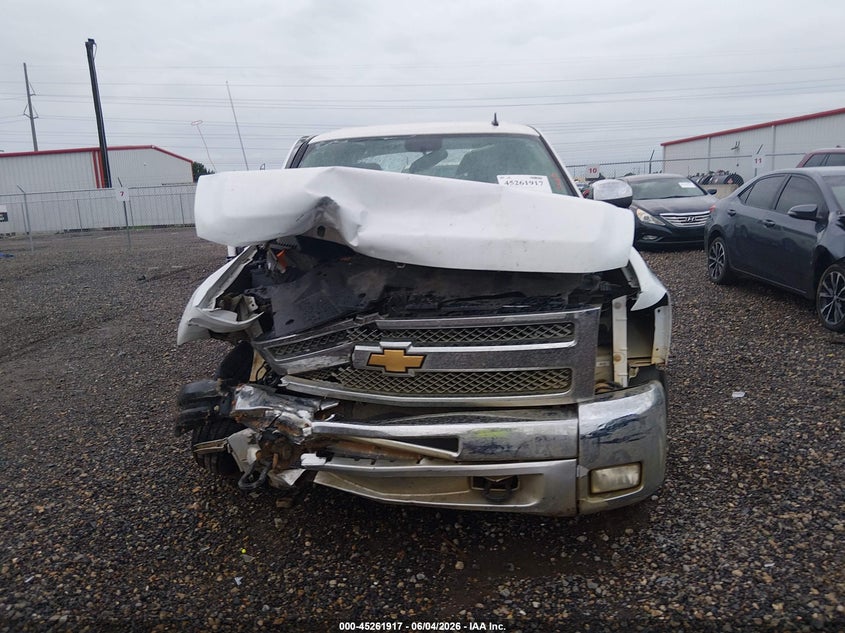 2012 Chevrolet Silverado 5.3 1500 Lt white Lot 111045261917 Vin 1GCPKSE76CF134815