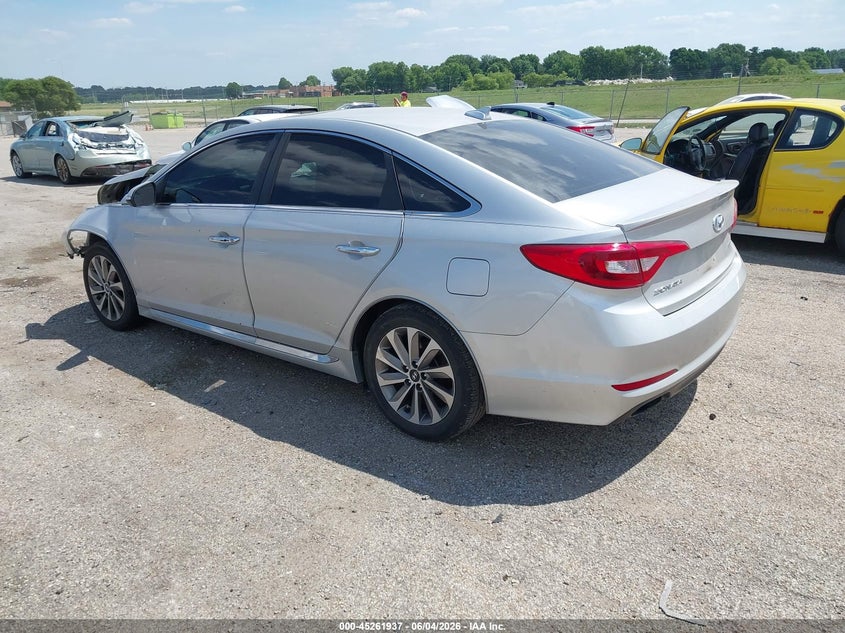 Vin: 5npe34af0hh482779, lot: 45759757, hyundai sonata sport 20173