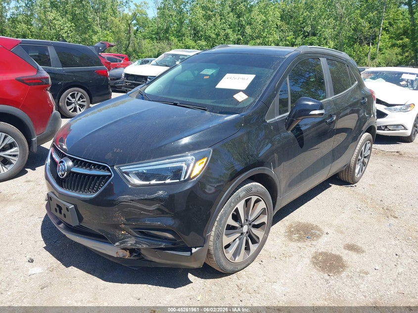 Vin: kl4cjcsm4kb912448, lot: 45759781, buick encore fwd essence 20192