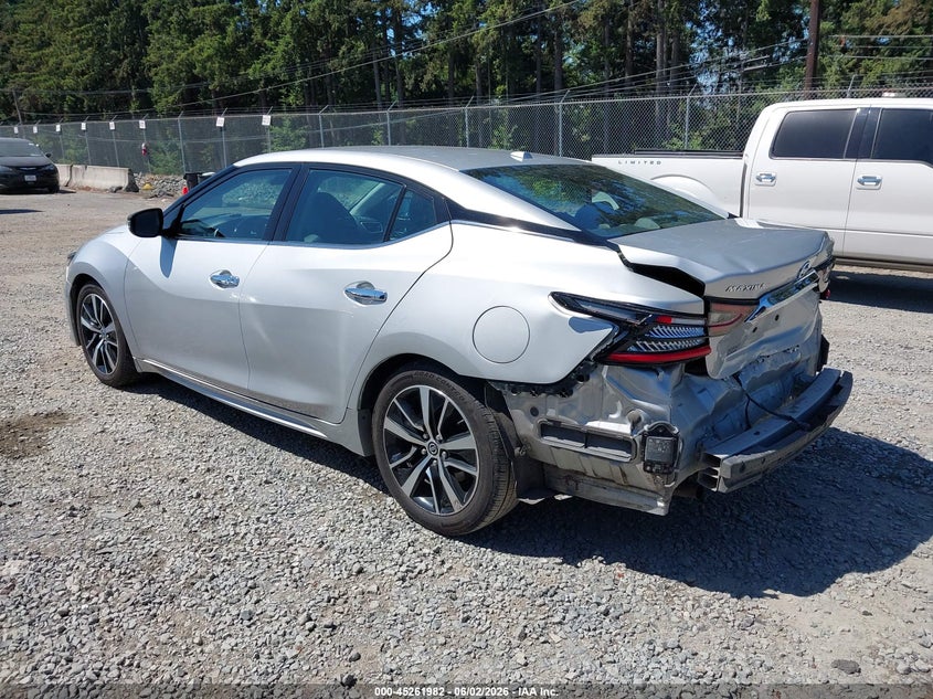 Vin: 1n4aa6cvxmc515240, lot: 45759801, nissan maxima sv xtronic cvt 20213