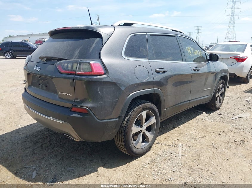 Vin: 1c4pjmdx8kd235817, lot: 45759808, jeep cherokee limited 4x4 20194