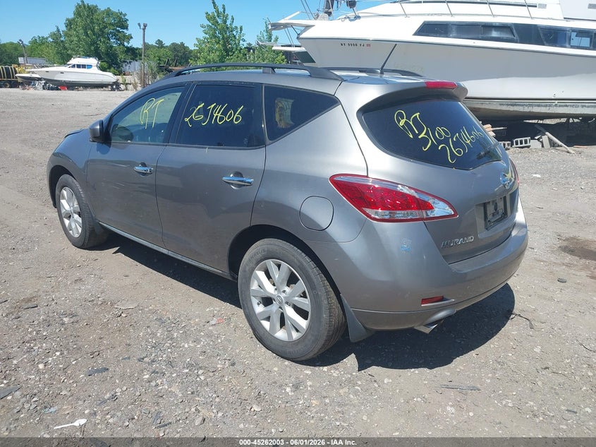 Vin: jn8az1mw4bw155010, lot: 45759823, nissan murano sl 20113