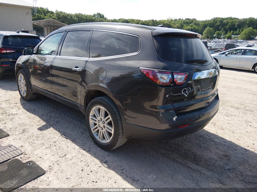 Vin: 1gnkrgkd5fj333621, lot: 45759868, chevrolet traverse 1lt 20153