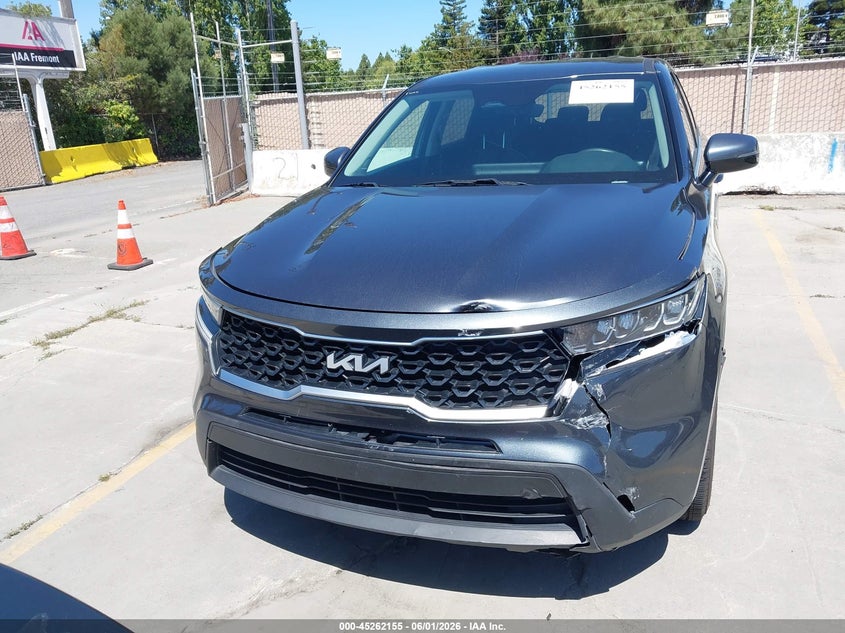 2022 Kia Sorento Lx VIN: 5XYRG4LC4NG098239 Lot: 45262155