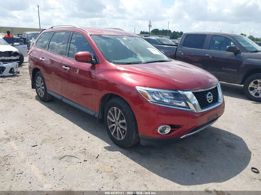 Vin: 5n1ar2mn6fc643855, lot: 45760001, nissan pathfinder sv 2015 img_1