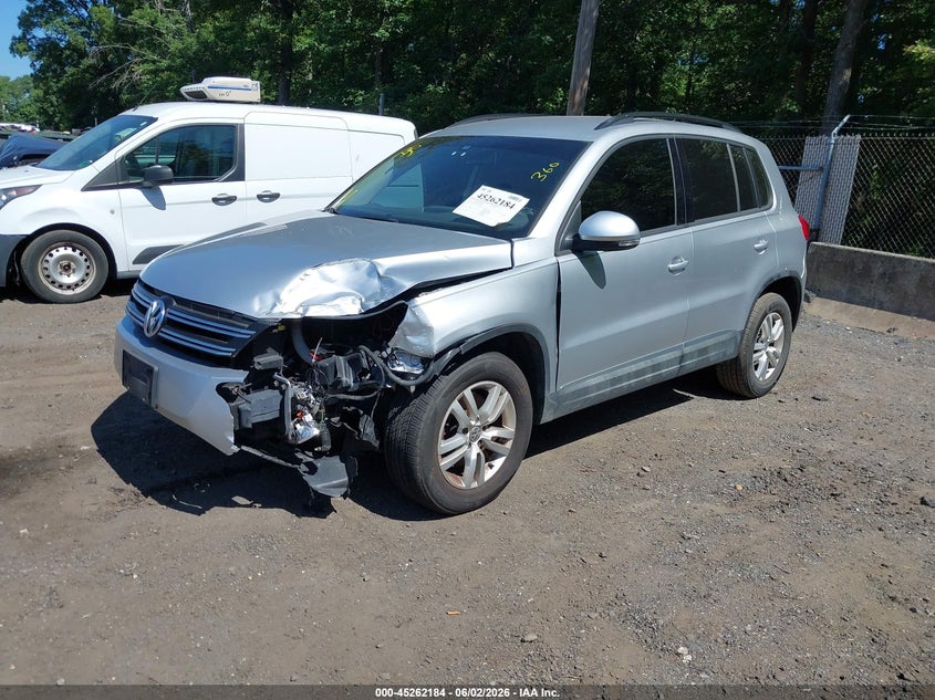 Vin: wvgbv7ax0gw013056, lot: 45760004, volkswagen tiguan s 20162