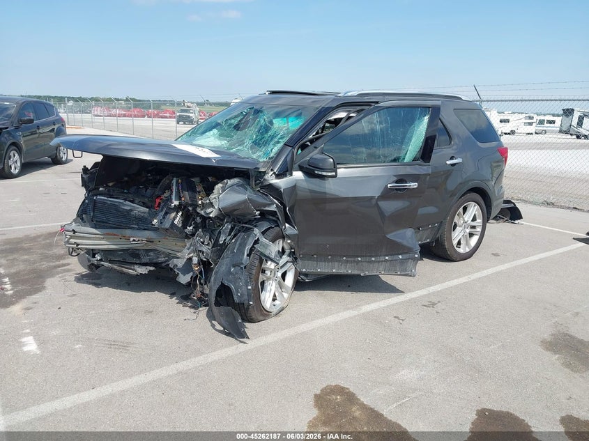 Vin: 1fm5k7fh6ggd26159, lot: 45760007, ford explorer limited 20162