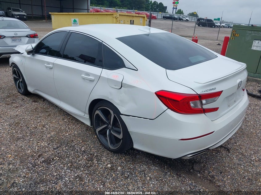 Vin: 1hgcv1f39la003694, lot: 45760013, honda accord sport 20203