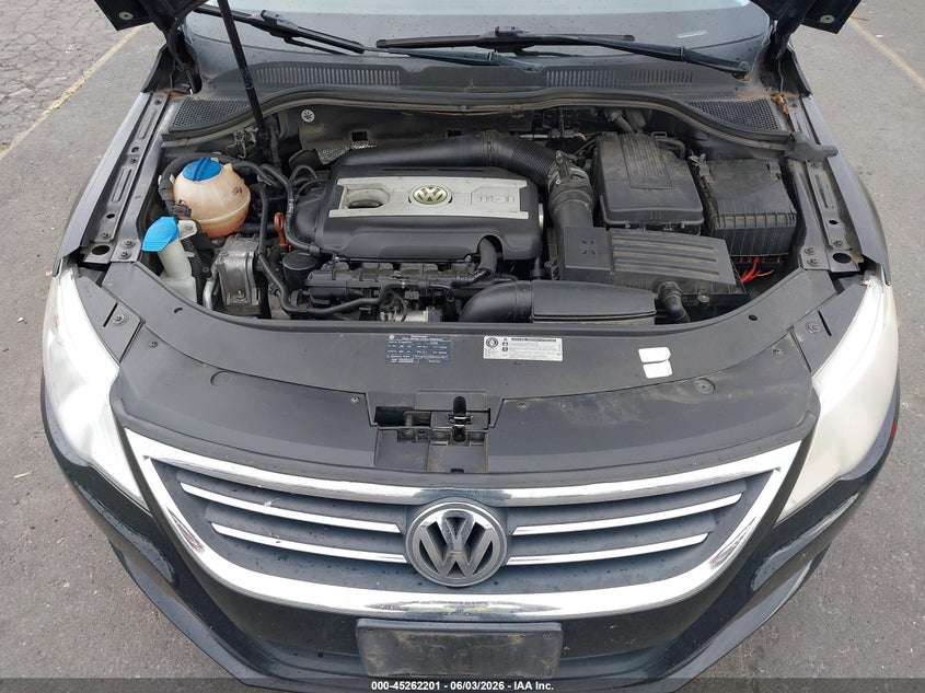 2011 Volkswagen Cc Sport VIN: WVWNP7AN2BE728431 Lot: 45262201