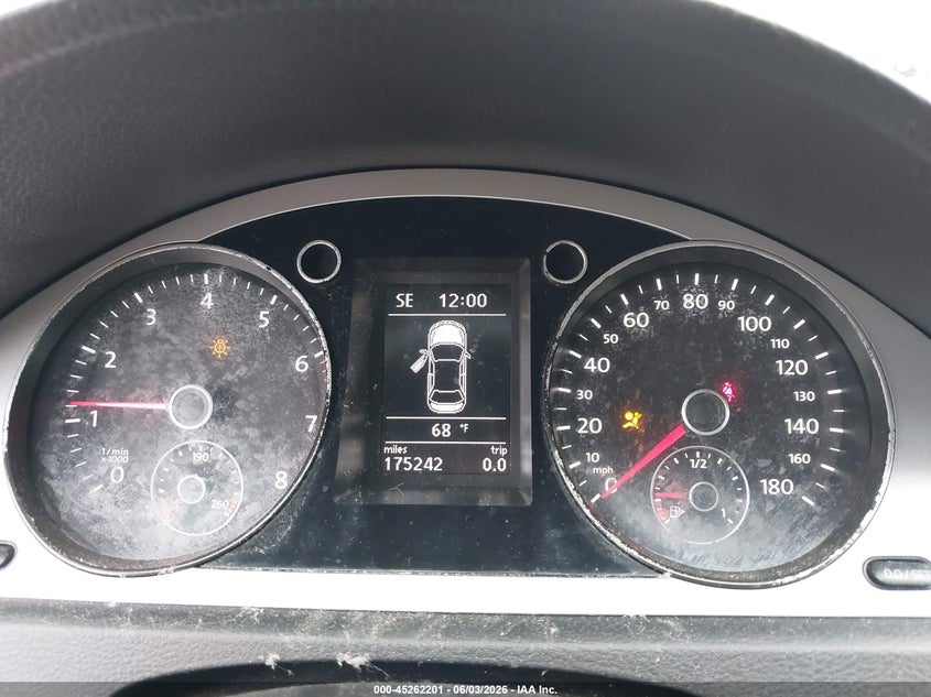 2011 Volkswagen Cc Sport VIN: WVWNP7AN2BE728431 Lot: 45262201