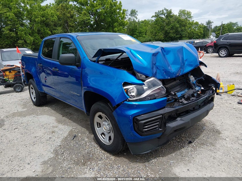 Vin: 1gcgsbeaxm1201314, lot: 45760025, chevrolet colorado 2wd  short box wt 2021 img_1