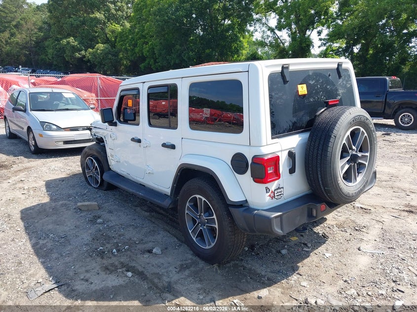 Vin: 1c4hjxeg1pw619924, lot: 45760036, jeep wrangler 4-door sahara 4x4 20233