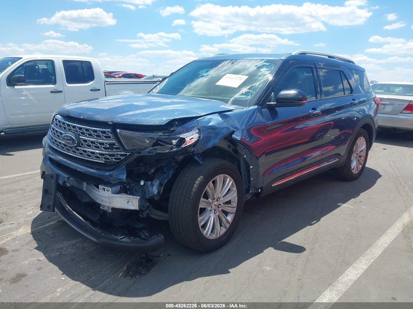 Vin: 1fnsk7fh3lgb71406, lot: 45760046, ford explorer limited 20202