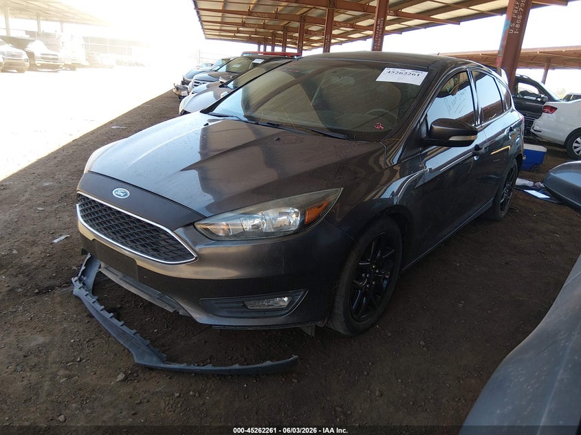 Vin: 1fadp3k28gl340346, lot: 45760081, ford focus se 20162