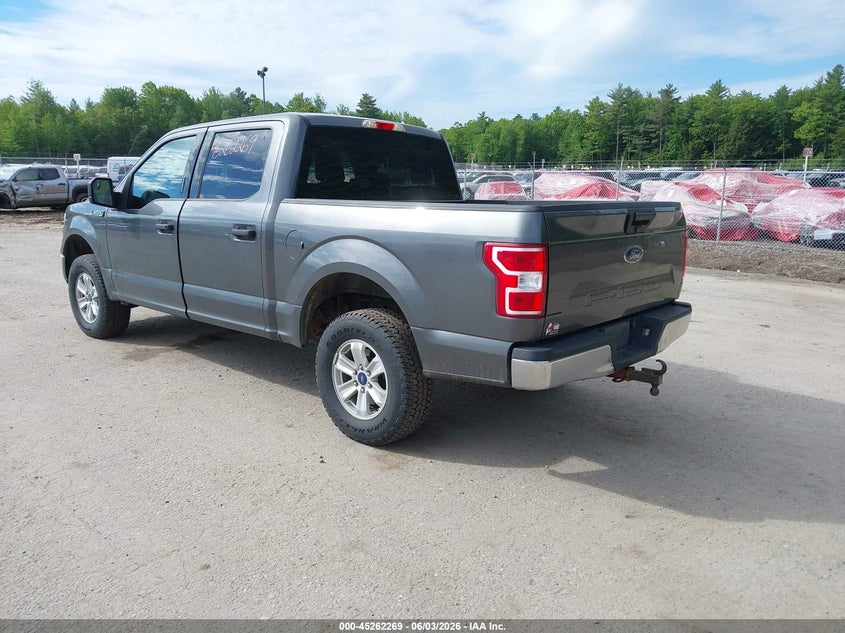 Vin: 1ftew1e57kfb96677, lot: 45760089, ford f-150 xlt 20193