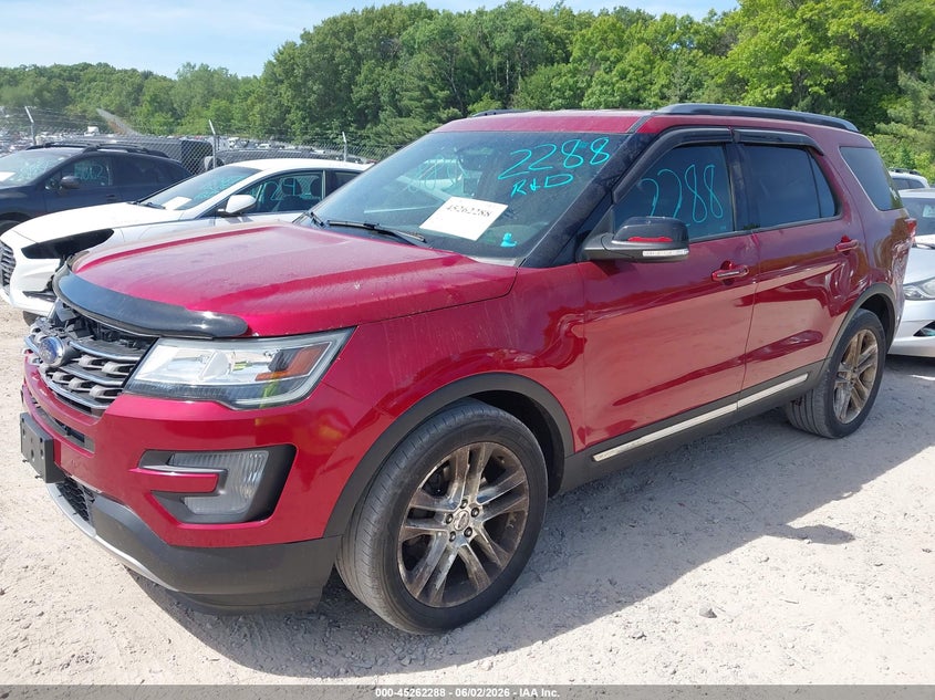 Vin: 1fm5k8d8xggb79921, lot: 45760108, ford explorer xlt 20162