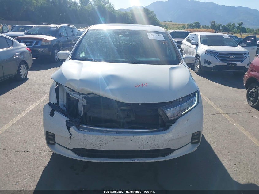 2022 Honda Odyssey Ex-L VIN: 5FNRL6H75NB064918 Lot: 45262307